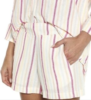 GAP | striped linen shorts Y2K classic | Sz Large